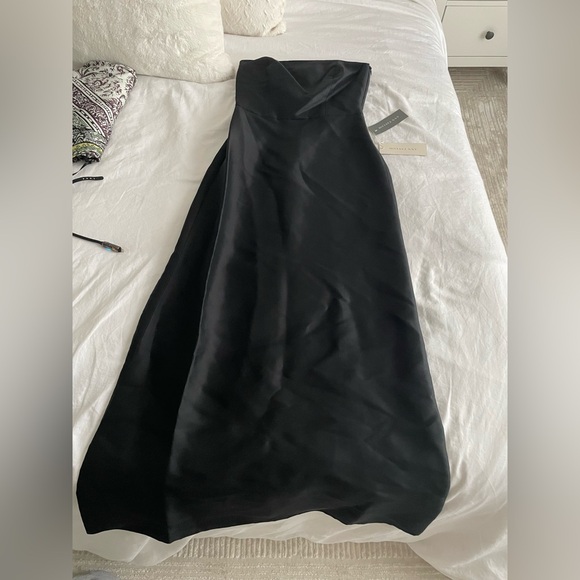 Ann Taylor Classic Black Strapless Gown, - Picture 5 of 5